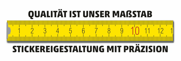Qualität ist unser Maßstab made by Datalogo. Stickereigestaltung mit Präzision.