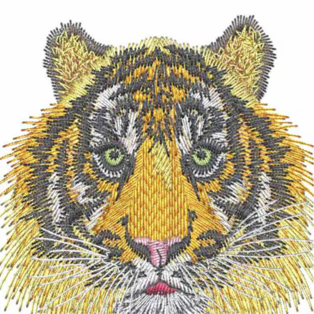 Gestickter Tiger made by Datalogo