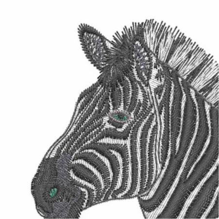 Gesticktes Zebra made by Datalogo